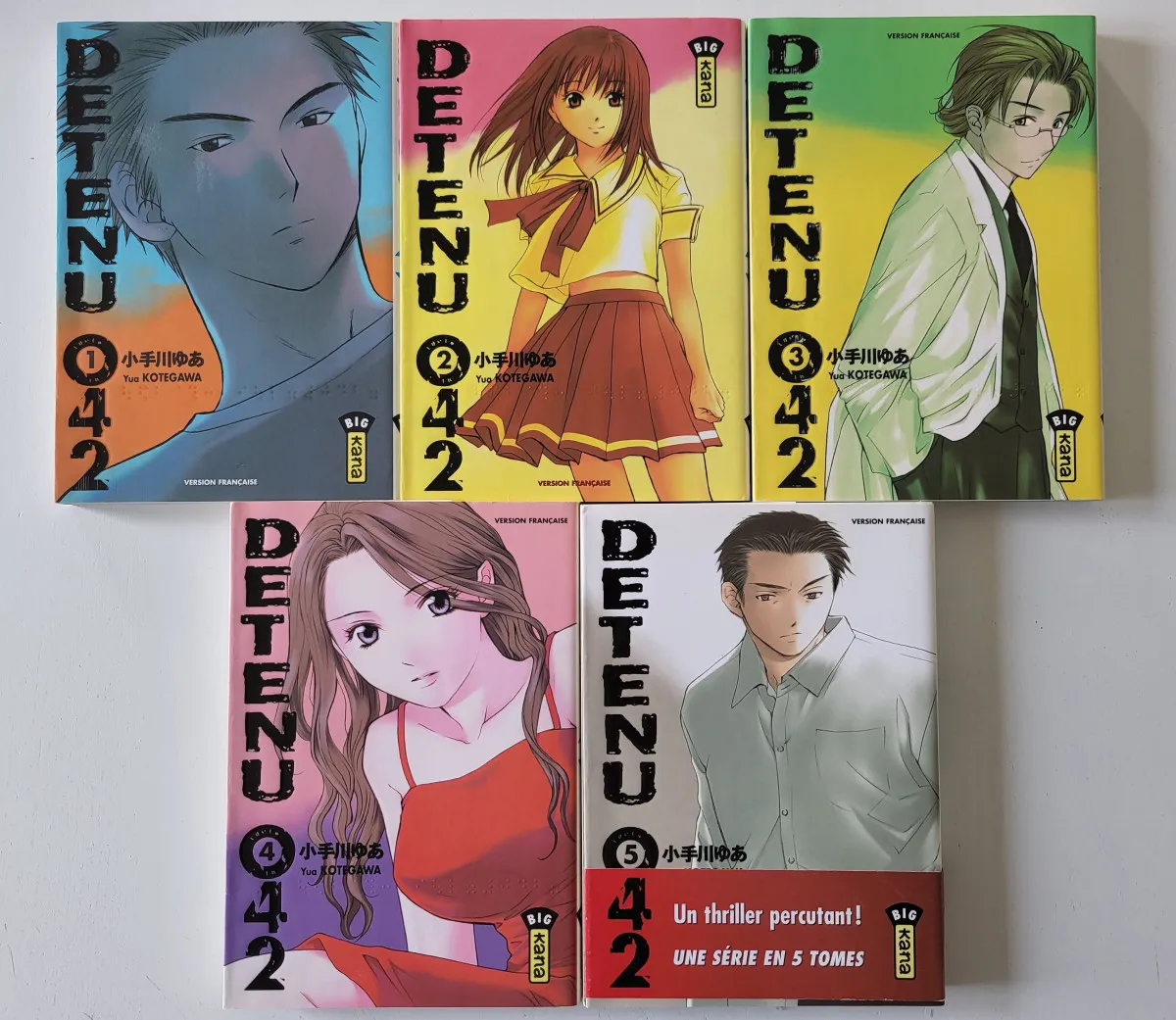 Détenu 042 Intégrale : Tome 1 à 5 (manga de Yua KOTEGAWA)