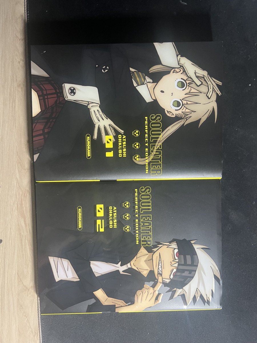 Tomes 1 et 2 de soul eater PERFECT EDITION