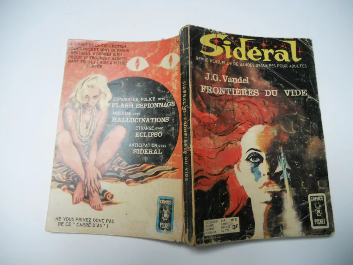 Sidéral N° 23 : Frontières Du Vide (J.G. Vandel)Arédit (Collection "Comics Pocket") - 01/12/1972