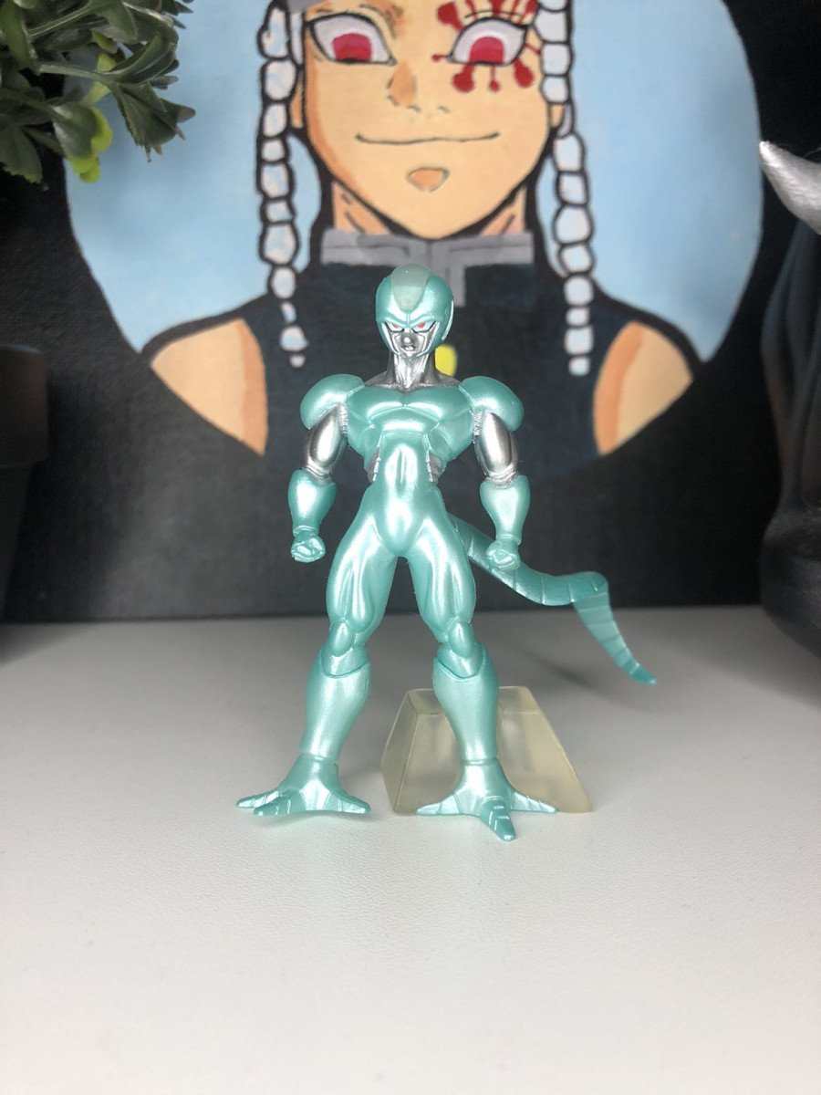 Figurine Gashapon Dragon Ball Z - Cooler Forme Finale Metallic Turquoise HG Bandai (rare vintage !)