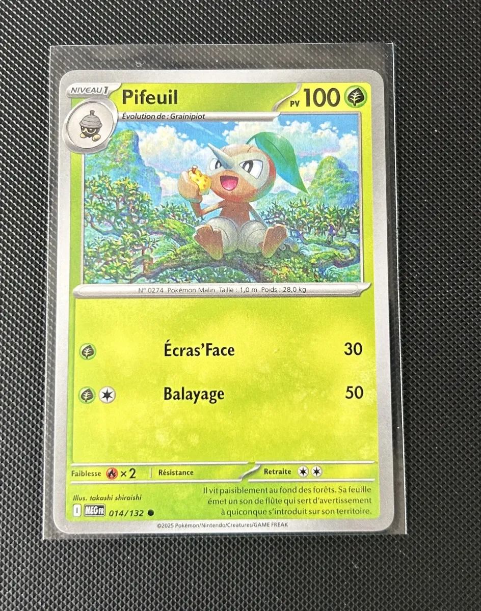 Carte Pokémon - Pifeuil 14/132 - Méga Évolution