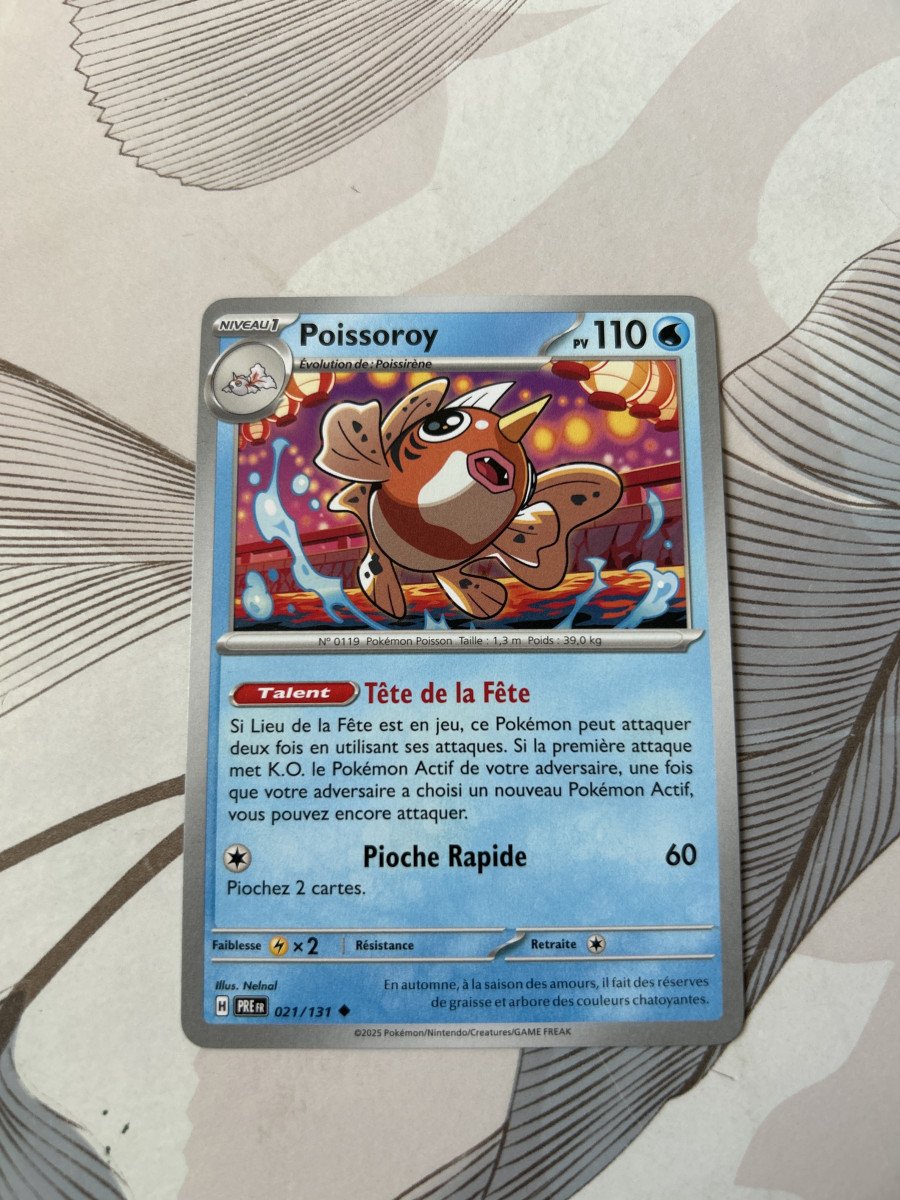 Poissoroy 21/131 évolution prismatique