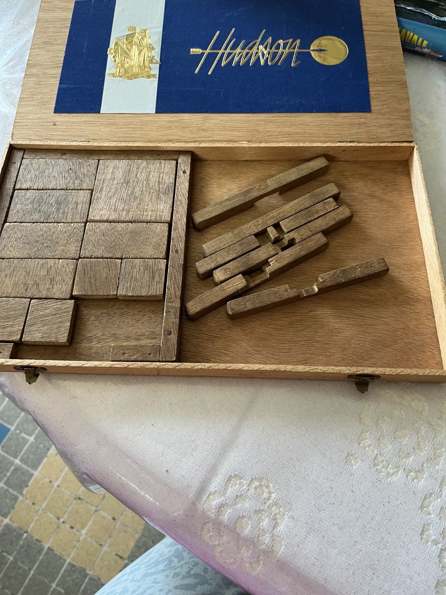 Jeu casse tête en bois