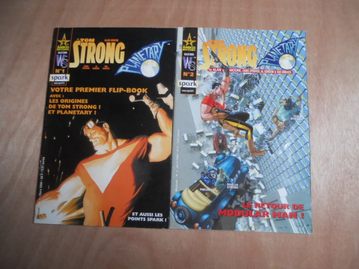 Lot De 2 Bd Tom Strong N°1 Et N°2 Spark TBE