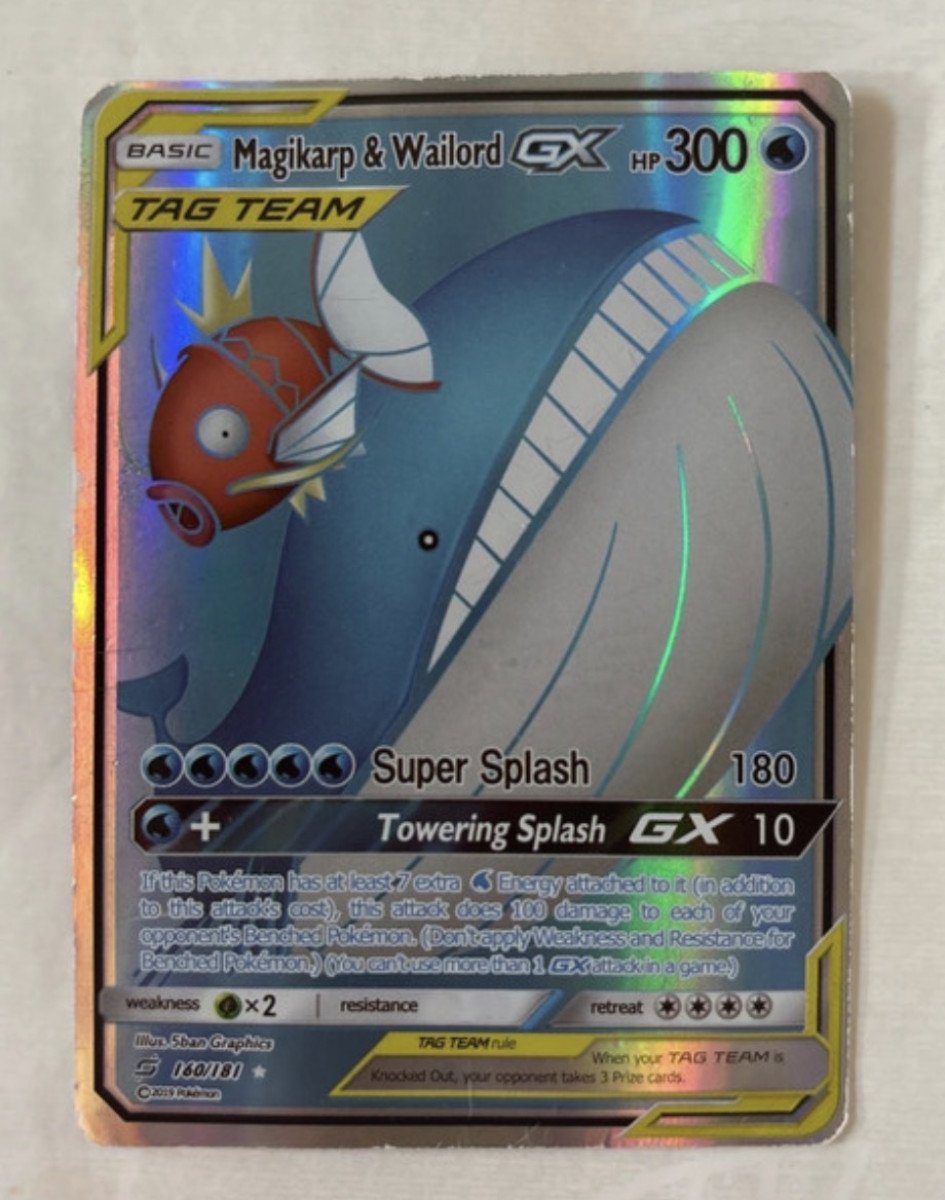 Magikarp & Wailord GX #160/181