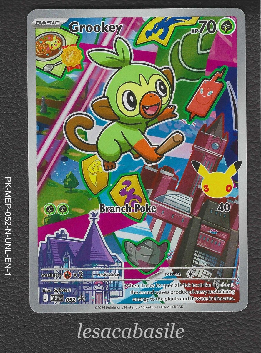 Grookey MEP 052 - EN - Promos Méga-Evolution