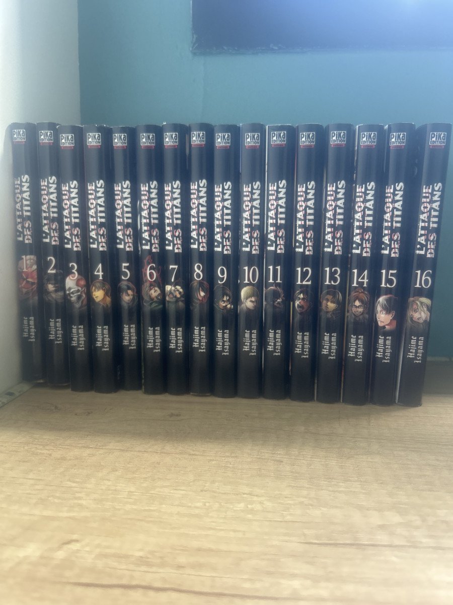 Lot 16 tomes L’attaque des titans