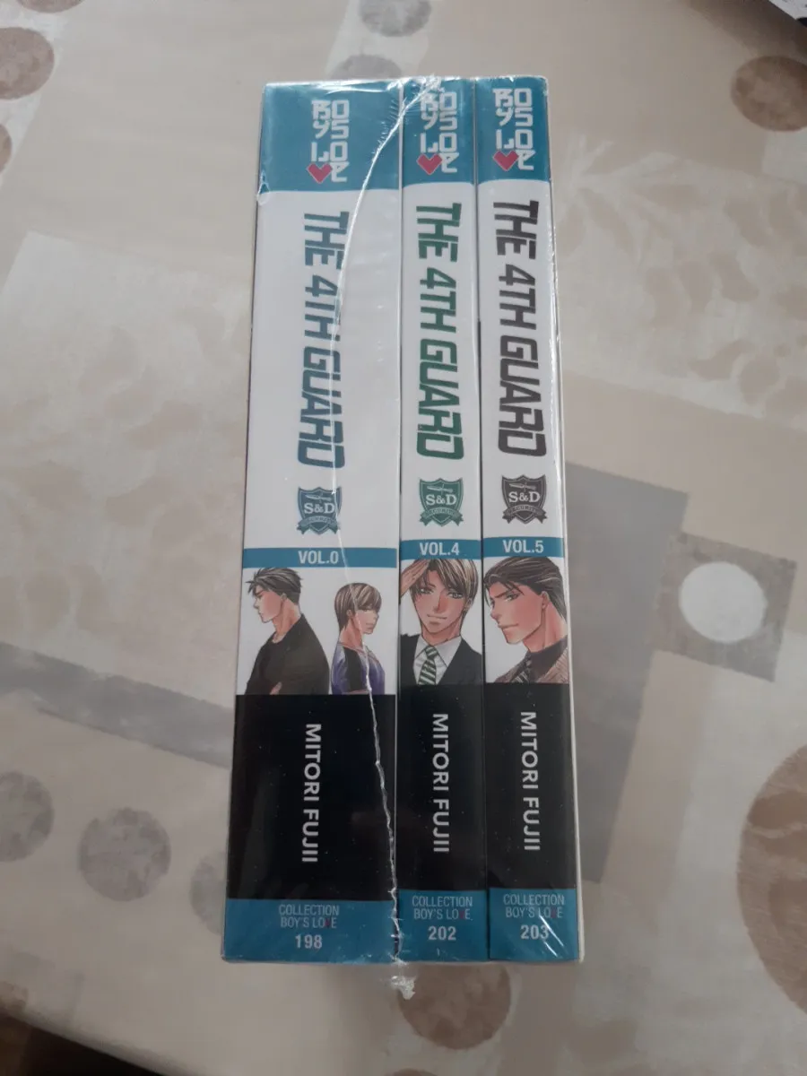 Coffret yaoi - The 4th guard - tomes 0, 4 et 5- boy's love