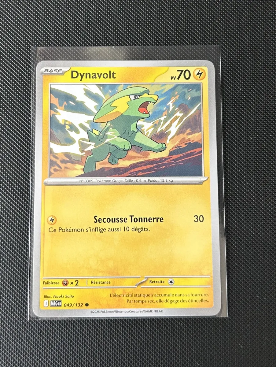 Carte Pokémon - Dynavolt 49/132 - Méga Évolution