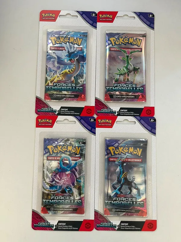 1 Artset de 4 x boosters blister Forces Temporelles EV5