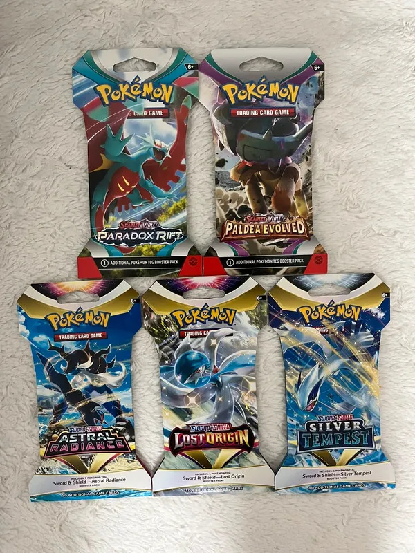 5 x boosters blister Pokémon 