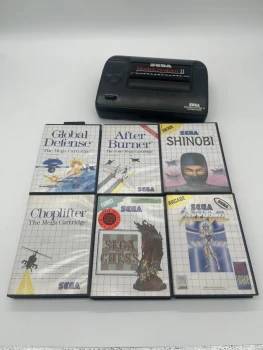 Sega Master System 2 II Console Bundle Lot + 6 Jeux - Pal VGC No Box