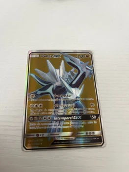 Carte Pokémon Dialga GX - 146/156 - Ultra Rare Full Art Gold - Soleil et Lune (FR)