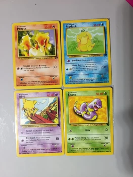 Lot de 3 cartes wizards team rocket