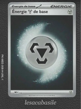 Energie de base acier Holo MEE 008 - FR -Energies Méga-Evolution