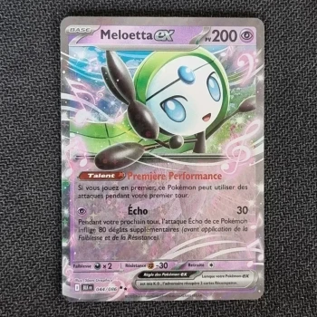 Carte pokemon Meloetta ex 044/086 - EV10.5  Foudre Noire