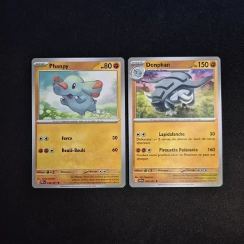 Cartes Pokemon : Famille Donphan - Destinées de Paldea