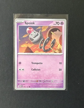 Carte Pokémon - Spoink 90/197 - Flammes Obsidiennes
