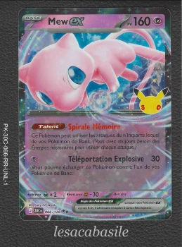 Mew ex 066/128 RR - ME5.5 - 30e Anniversaire (2026)
