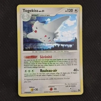 Carte pokemon Togekiss Holo 11/106 - DP - Duels au Sommet (2008)
