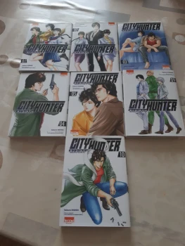 Lot 7 mangas - City hunter Rebirth - tomes 1 à 5 + 9 et 10 - Ki-oon
