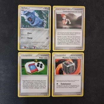 Lot de 4 cartes pokemon - DP Eveil des Légendes (2009)