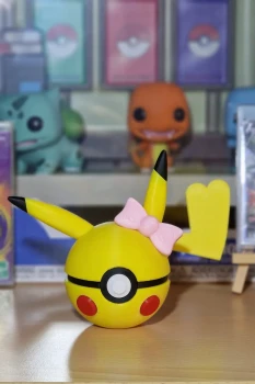 Pokéball imprimée en 3D Modèle inspiré de pikachu femelle