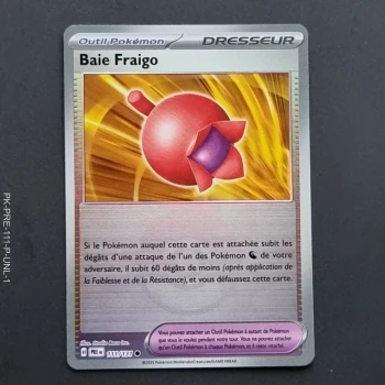 Carte pokemon Baie Fraigo 111/131 POKEBALL - EV8.5 Evolutions prismatiques (2005)