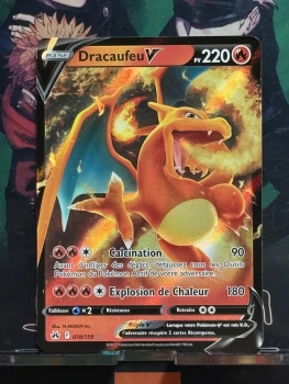 Carte pokémon dracaufeu V 018/159 EB12.5 zénith suprême FR Neuf
