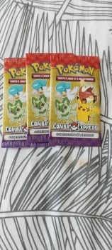 Lot de 3 boosters pokémon ouverts Macdonald 2023