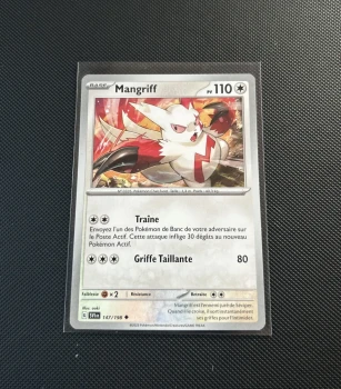 Carte Pokémon - Mangriff 147/198 - Écarlate et Violet