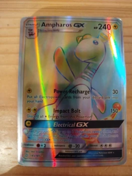 Carte Pokémon AMPHAROS GX 2019