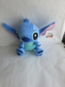 Peluche stitch 18 cm rose ou bleu neuf