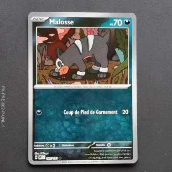 Carte pokemon Malosse 062/131 POKEBALL - EV8.5  Evolutions prismatiques (2005)