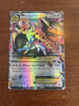 carte Pokémon Mega kangaskan ex rare
