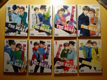 Manga Yaoi : Like the Beast, tomes 1 à 8.