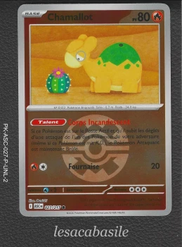 Chamallot 027/217 reverse Pokeball - ME2.5 - Héros Transcendants (2026)
