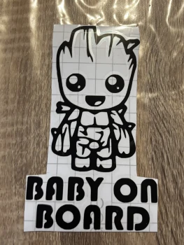 Baby on board Groot