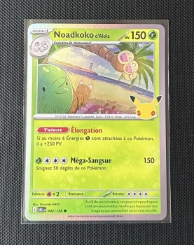 Carte Pokémon - Noadkoko d’Alola 2/128 - Holo - 30ème Anniversaire