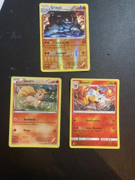 Lot 3 Cartes Pokémon
