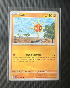Carte Pokémon - Solaroc 75/132 - Méga Évolution