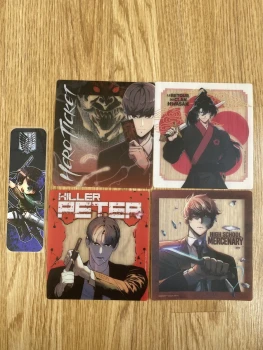 Plaques décoratives Webtoon + marque-page L’attaque des titans