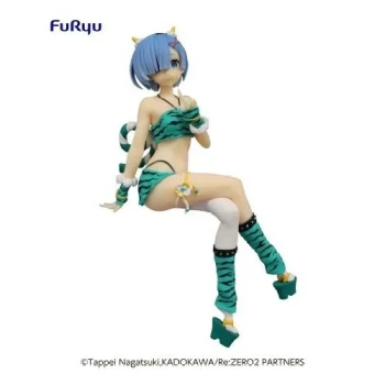 Re: Zero - Noodle Stopper Figure : Rem (Oni Ishou Another Color Ver. ) Figurine FuRyu scellée