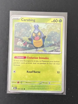 Carte Pokémon - Carabing 9/86 - Foudre Noire