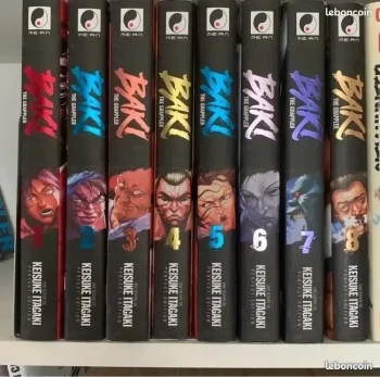 Manga baki the grappler 8 tomes
