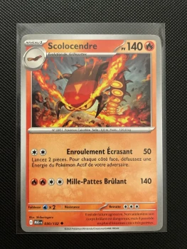 Carte Pokémon - SCOLOCENDRE 030/132 - Méga évolution