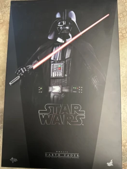 Boîte figurine star wars darth vader hot toys neuf
