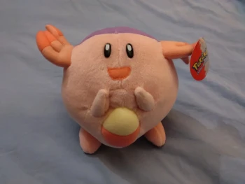 Peluche Pokémon officielle Leveinard. Nintendo 2000. Neuf avec étiquette.