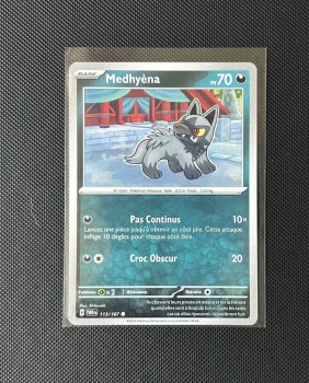 Carte Pokémon - Medhyèna 113/167 - Mascarade Crépusculaire