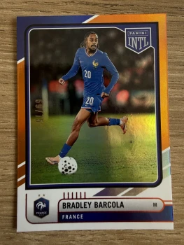 2026 Panini INTL France - Base Parallèle #19Bradley Barcola PSG 69/75